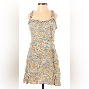 Zara Floral Mini Dress  bustier style top
